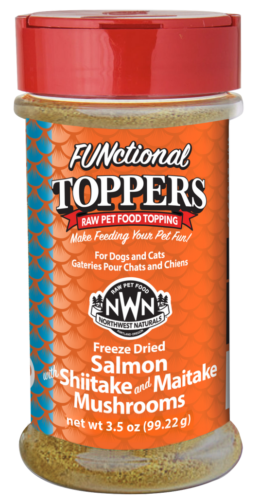 Northwest Naturals Salmon and Mushrooms Functional Topper for Dogs & Cats