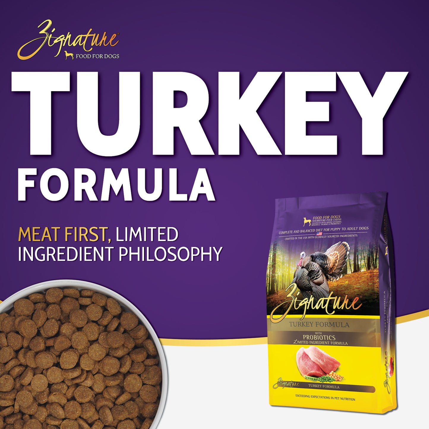 Zignature Turkey Formula Dog Food