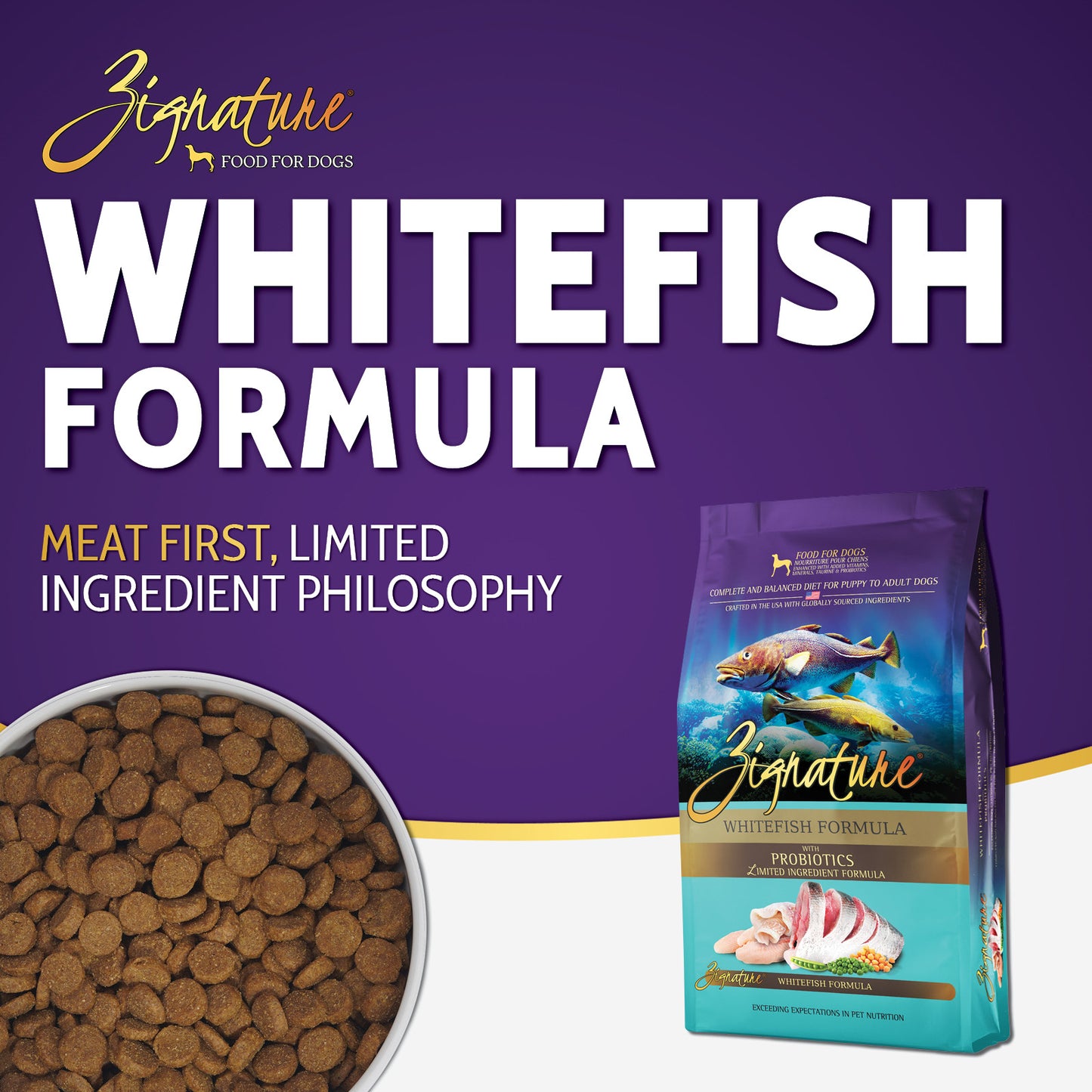 Zignature Whitefish Formula Dog Food