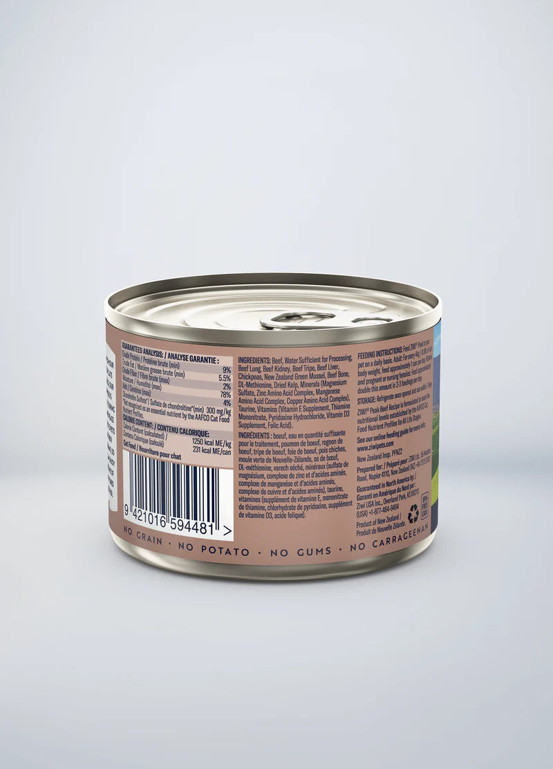 Ziwi Peak Wet Beef For Cats