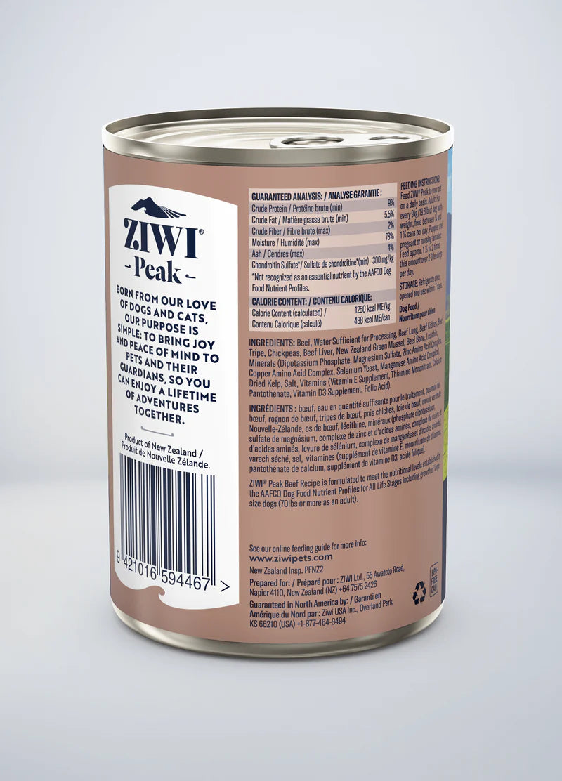 Ziwi Peak Wet Beef For Dogs