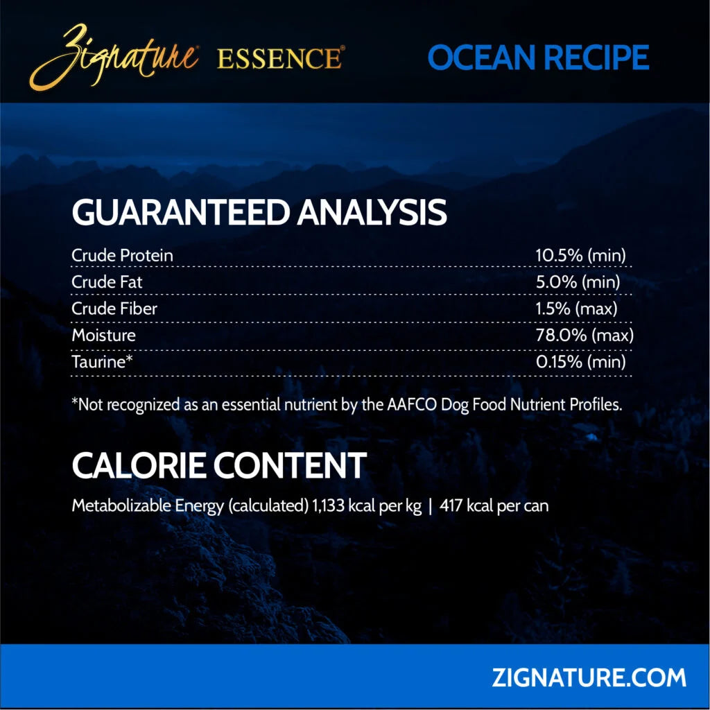 Zignature Essence Limited Ingredient Ocean Recipe Canned Dog Food