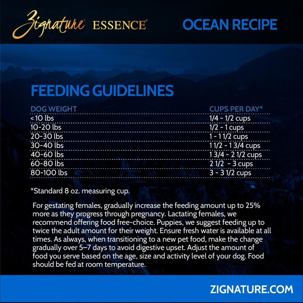 Zignature Essence Limited Ingredient Ocean Recipe Dry Dog Food