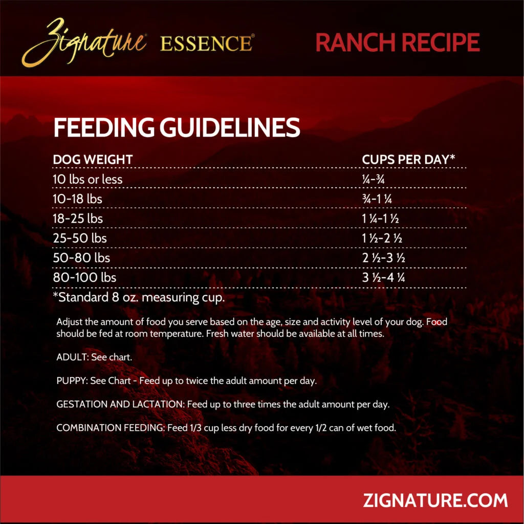 Zignature Essence Limited Ingredient Ranch Recipe Canned Dog Food