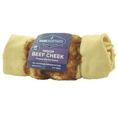 Barkworthies 5-6 Inch Beef Cheek Wrapped w/Real Chicken