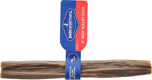Barkworthies 6 Inch Beef Stuffed Snackle