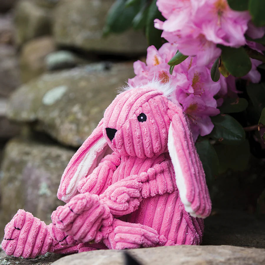 HuggleHounds Bitsy Bunny Knottie Dog Toy