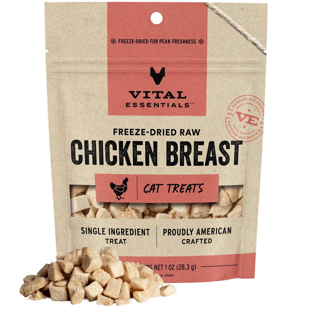 Vital Essentials Freeze-Dried Raw Chicken Breast Cat Treats