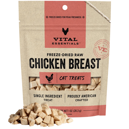 Vital Essentials Freeze-Dried Raw Chicken Breast Cat Treats
