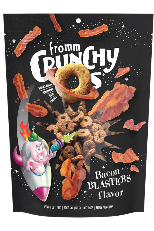 Fromm Crunchy O's Bacon Blasters Dog Treats