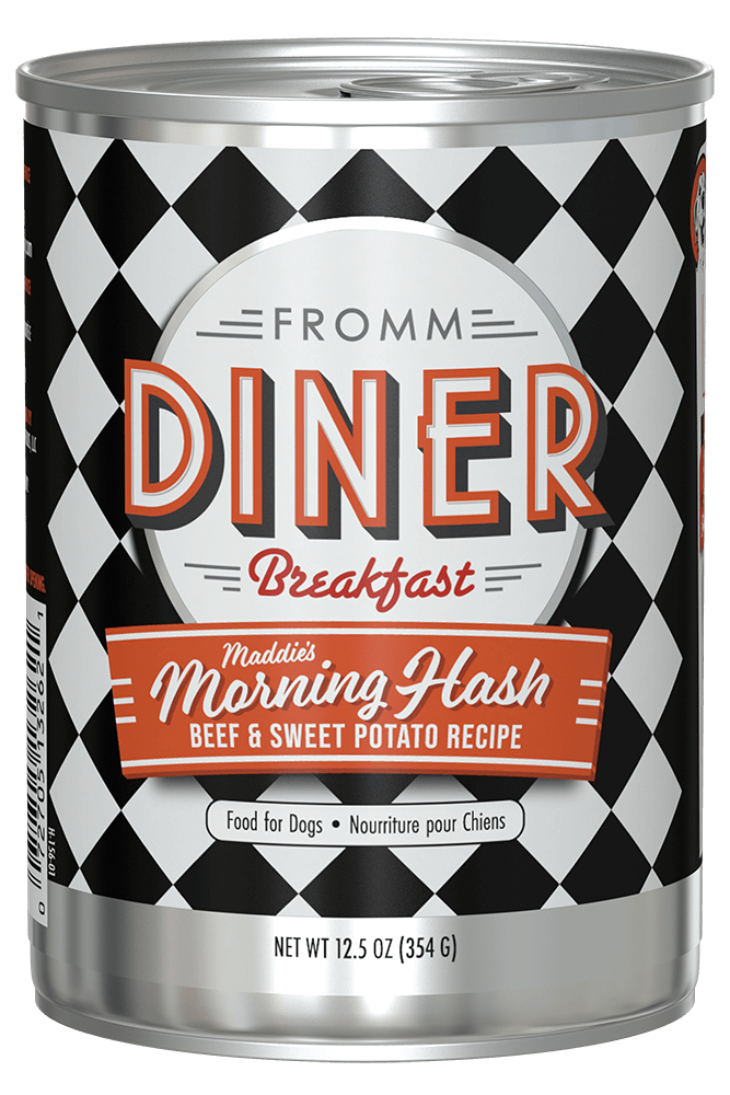 Fromm Diner Breakfast Maddie's Morning Hash Beef & Sweet Potato Recipe Canned Dog Food