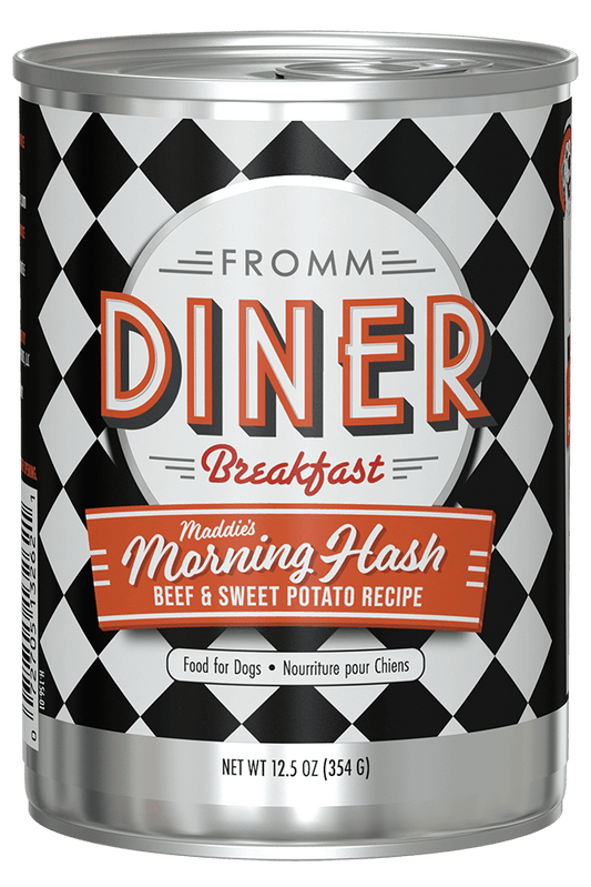 Fromm Diner Breakfast Maddie's Morning Hash Beef & Sweet Potato Recipe Canned Dog Food