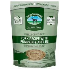 American Natural Premium Market Fresh Freeze-Dried Pork with Pumpkin and Apples Dog Treats