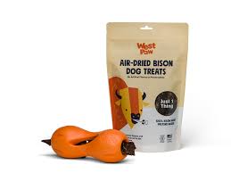 West Paw Bison Heart Air Dried Dog Treats