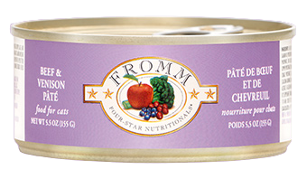 Fromm Four-Star Beef & Venison Pâté Canned Cat Food