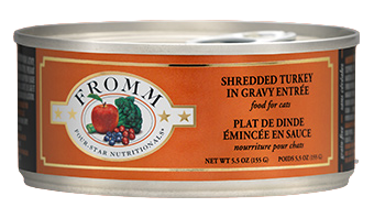 Fromm Four-Star Shredded Turkey in Gravy Entree Canned Cat Food