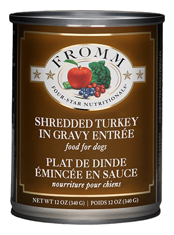 Fromm Four-Star Nutritionals Shredded Turkey in Gravy Entree Canned Food for Dogs