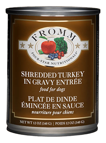 Fromm Four-Star Shredded Turkey in Gravy Entree Canned Dog Food
