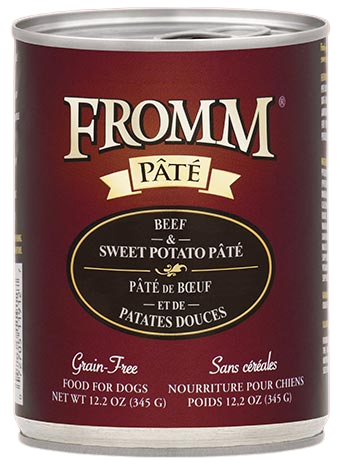 Fromm Grain Free Beef & Sweet Potato Pate Canned Dog Food