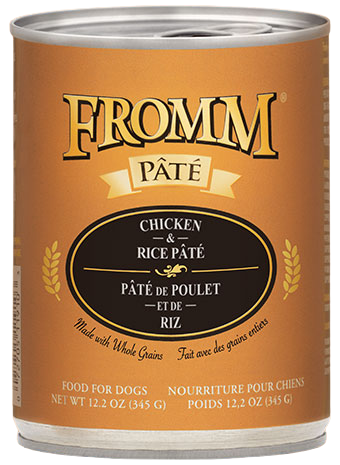 Fromm Chicken & Rice Pate Canned Wet Food for Dogs