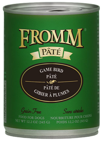 Fromm Grain Free Game Bird Pate Canned Dog Food