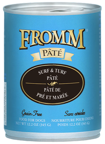 Fromm Grain Free Surf & Turf Pate Canned Wet Food for Dogs