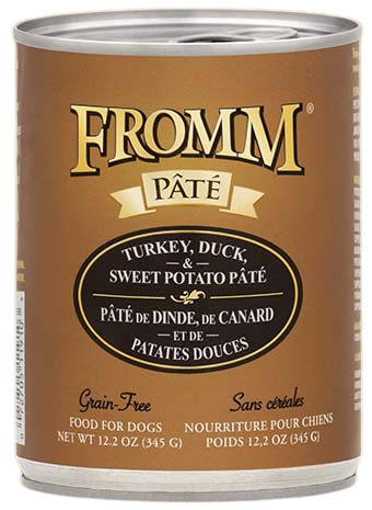 Fromm Grain Free Turkey, Duck & Sweet Potato Pate Canned Dog Food