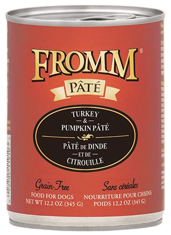 Fromm Grain Free Turkey & Pumpkin Pate Canned Dog Food