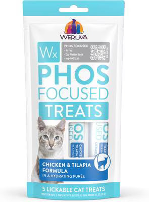 Weruva Wx Phos Focused Chicken & Tilapia Formula Lickable Treats