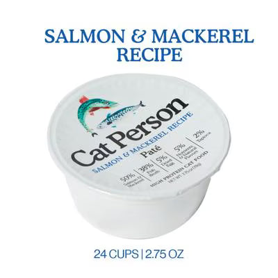 Weruva Cat Person Grain Free Salmon & Mackerel Recipe Pate