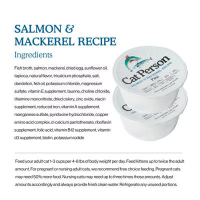 Weruva Cat Person Grain Free Salmon & Mackerel Recipe Pate