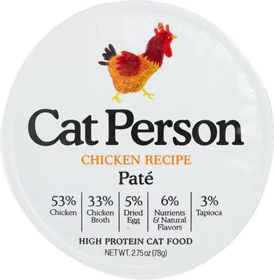 Weruva Cat Person Grain Free Chicken Recipe Pate