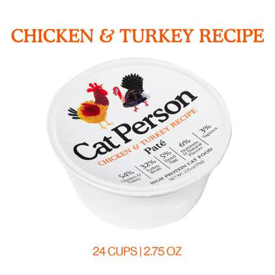 Weruva Cat Person Grain free Chicken & Turkey Recipe Pate