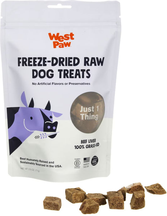 West Paw Beef Liver Single Ingredient Dog Treats