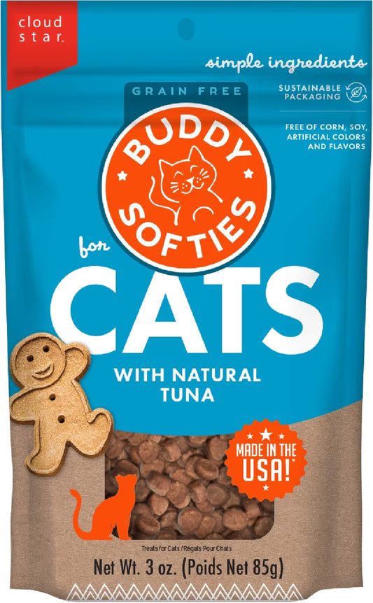 Buddy Biscuits Grain Free Cat Treats with Tempting Tuna