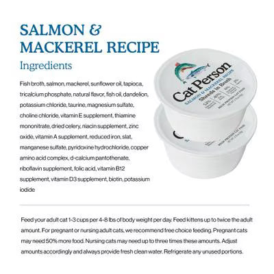 Weruva Cat Person Grain Free Salmon & Mackerel Recipe Shreds In Broth