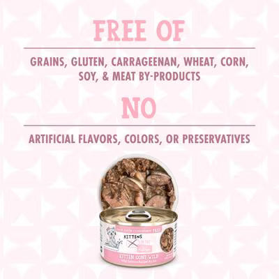 Weruva Cats in the Kitchen Grain Free Kitten Gone Wild Salmon Recipe