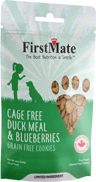 FirstMate Duck with Blueberry Treats for Dogs