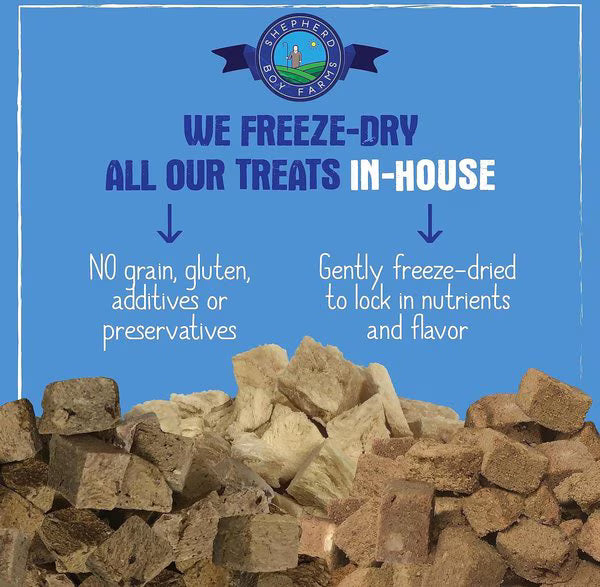Shepherd Boy Farms Freeze-Dried Minnows for Dogs