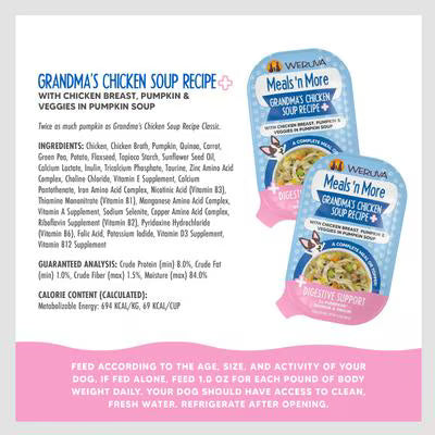 Weruva Meals 'n More Grandma's Chicken Soup Recipe Plus For Dogs