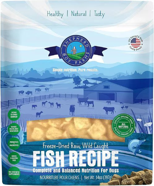 Shepherd Boy Farms Freeze-Dried Fish Medley Diet for Dogs