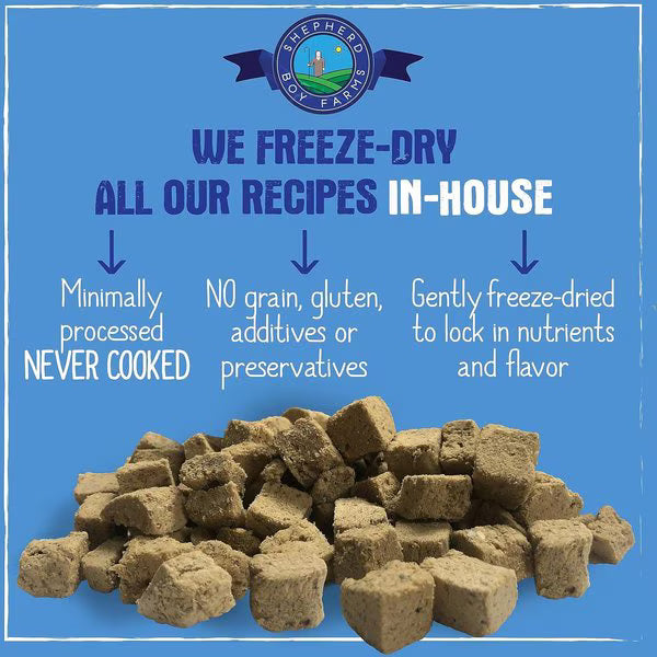 Shepherd Boy Farms Freeze-Dried Fish Medley Diet for Dogs