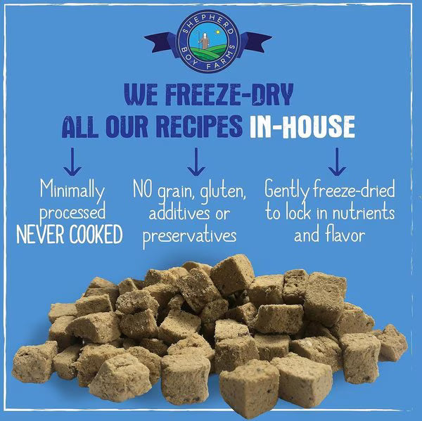 Shepherd Boy Farms Freeze-Dried Rabbit Recipe for Dogs