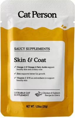 Weruva Cat Person Grain Free Skin & Coat Chicken & Salmon Supplement