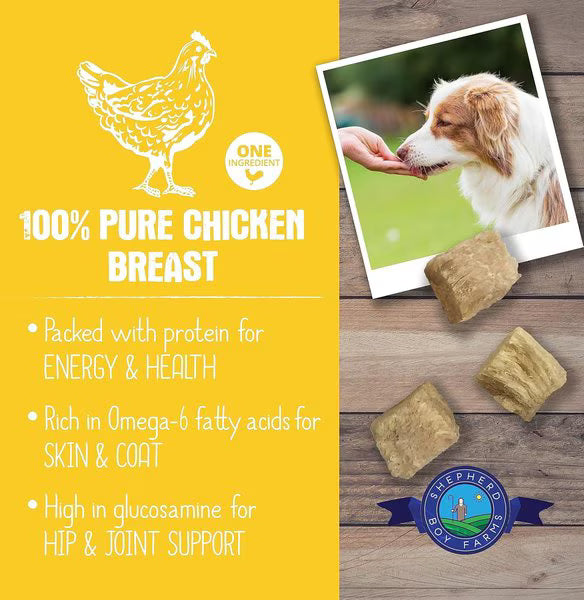 Shepherd Boy Farms Freeze-Dried Chicken Breast for Dogs