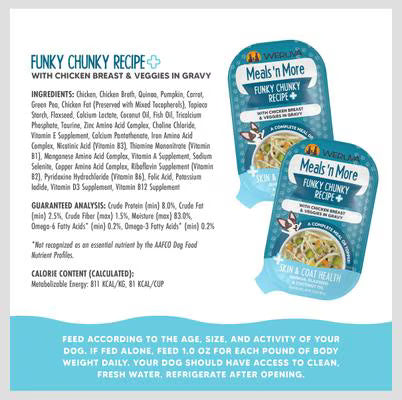 Weruva Meals 'n More Funky Chunky Recipe Plus For Dogs