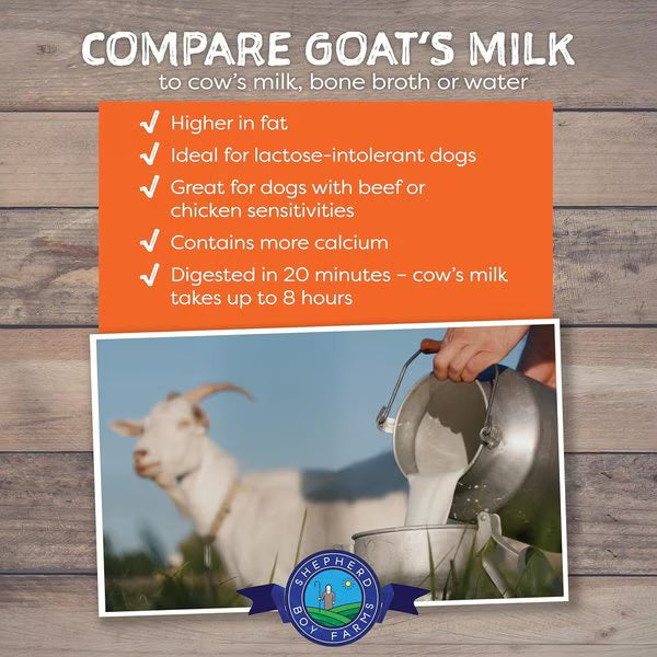Shepherd Boy Farms Freeze-Dried Raw Goat Milk Golden Blend for Dogs & Cats