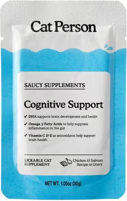 Weruva Cat Person Grain Free Cognitive Support Chicken & Salmon Supplement