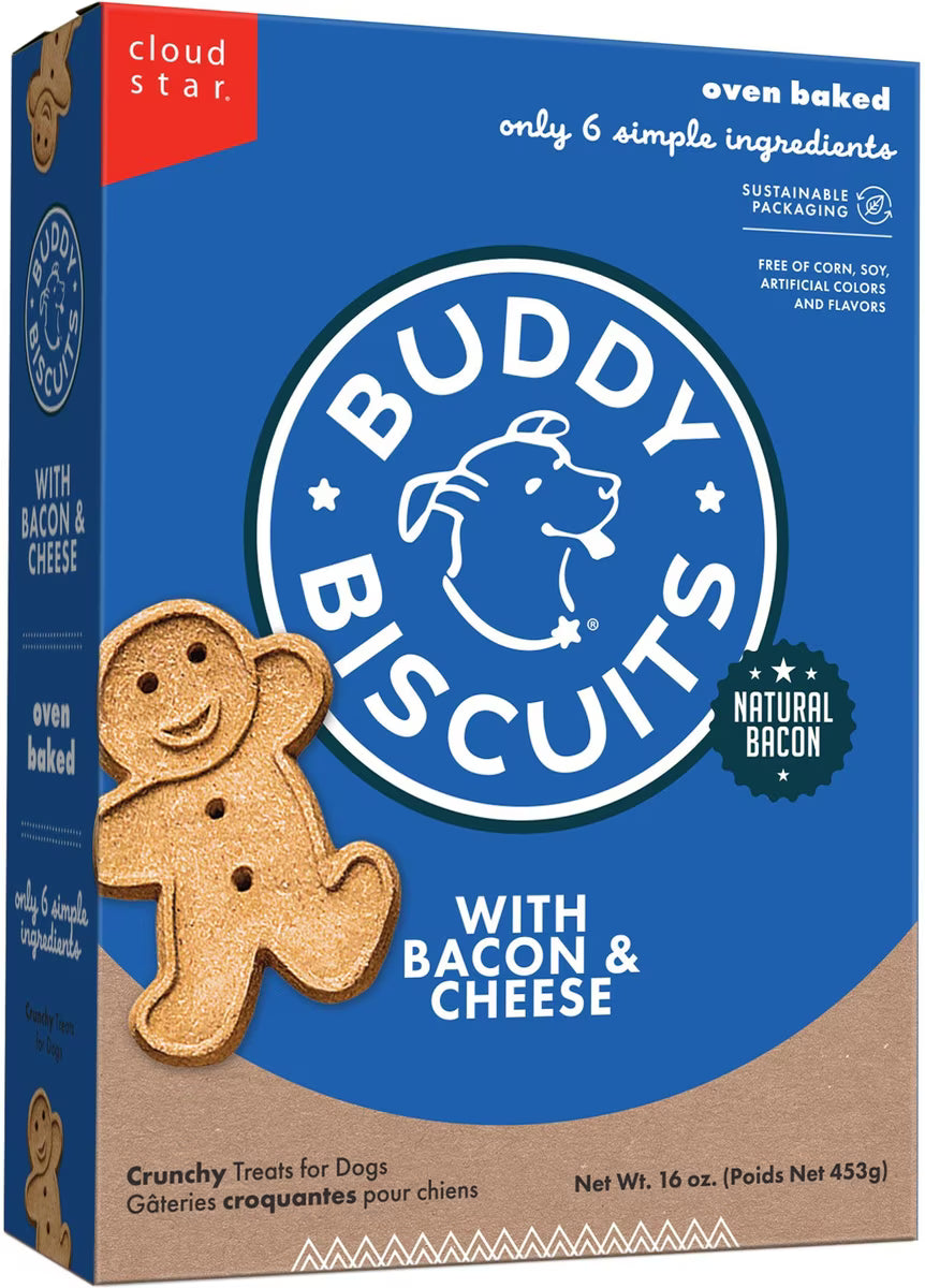 Buddy Biscuits Crunchy Treats with Bacon & Cheese