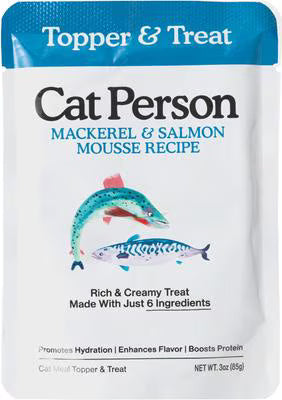 Weruva Cat Person Grain Free Mousse Mackerel & Salmon Recipe